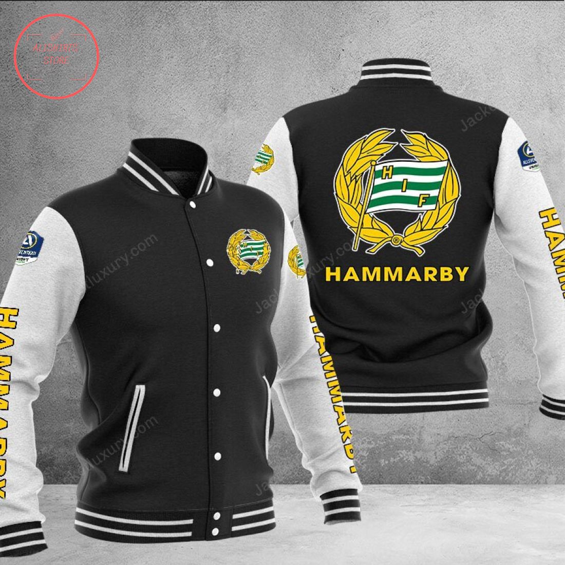 Hammarby Fotboll Baseball Varsity Jacket