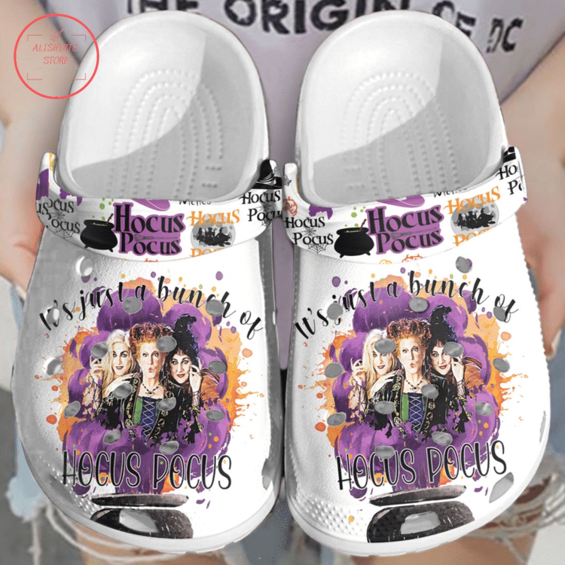 Hocus Pocus Halloween Crocs Crocband Clog