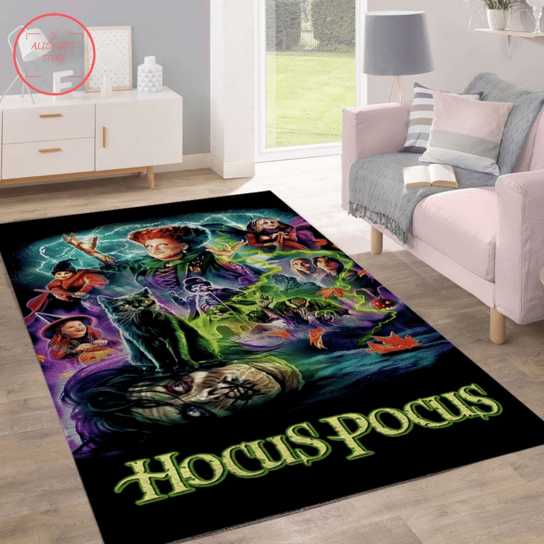 Hocus Pocus Horror Halloween Rug Carpet