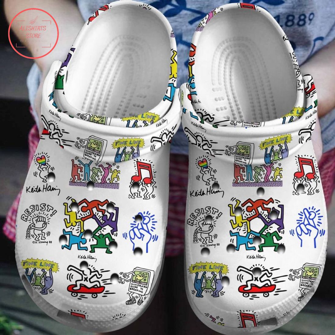 Keith Haring Crocs Crocband Clog