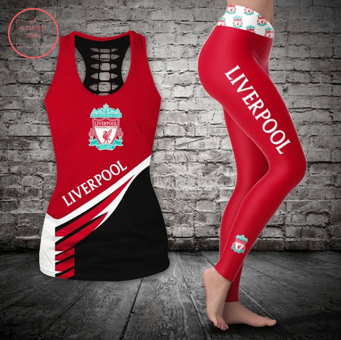Liverpool FC Hollow Tank Top and Leggings