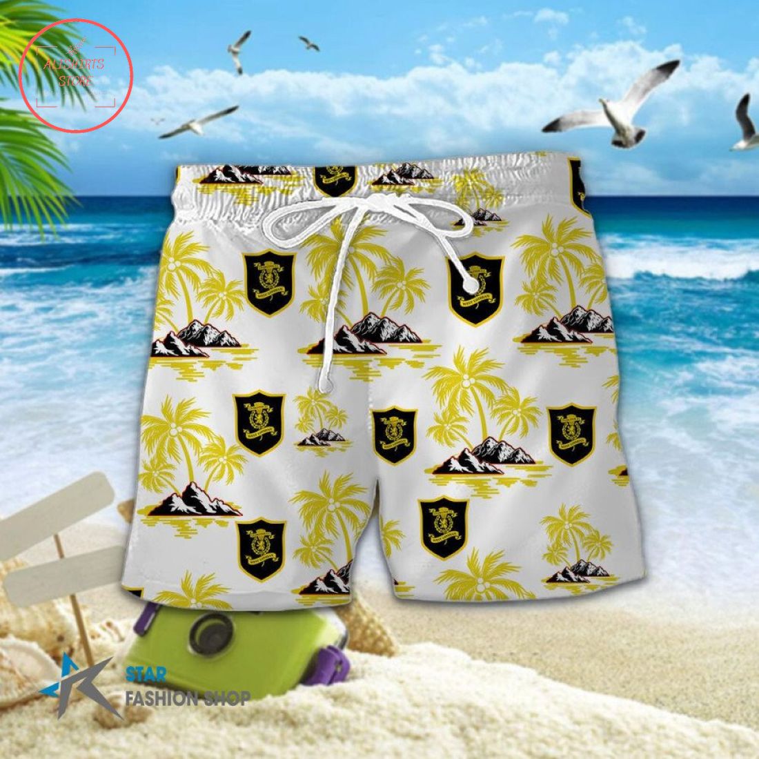 Livingston FC Hawaiian Shirt and Shorts