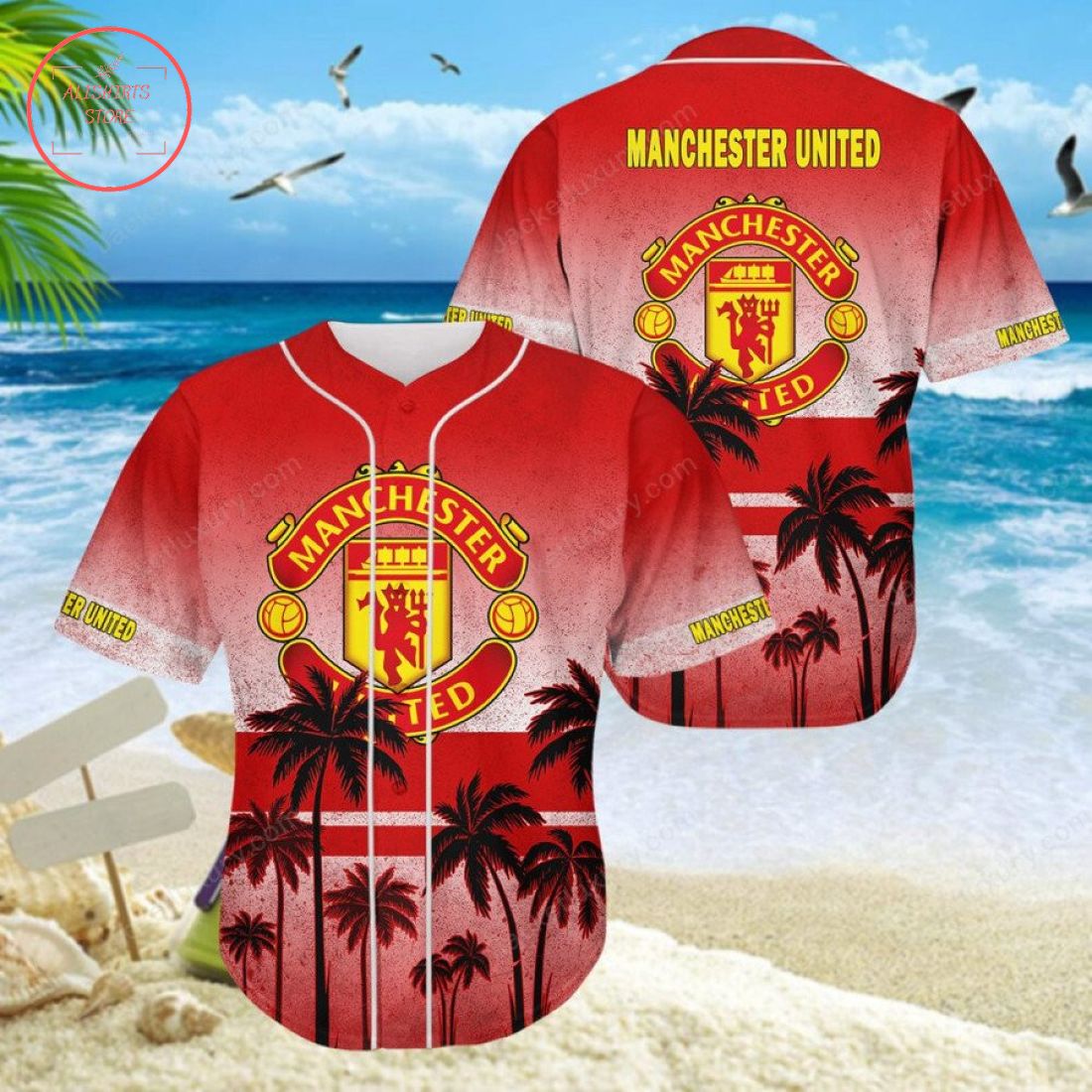 Manchester United Baseball Jersey