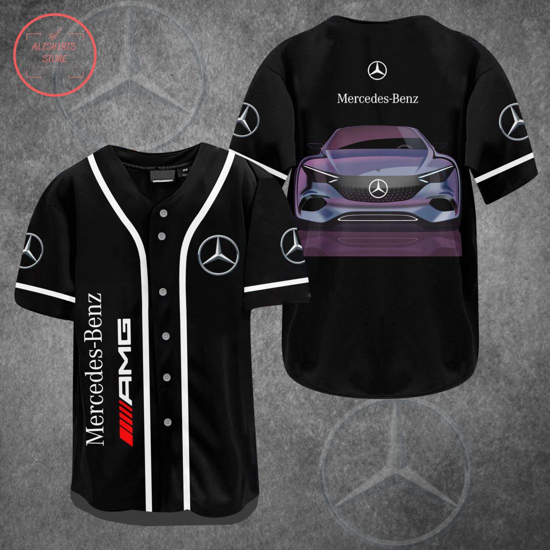 Mercedes Benz AMG Baseball Jersey