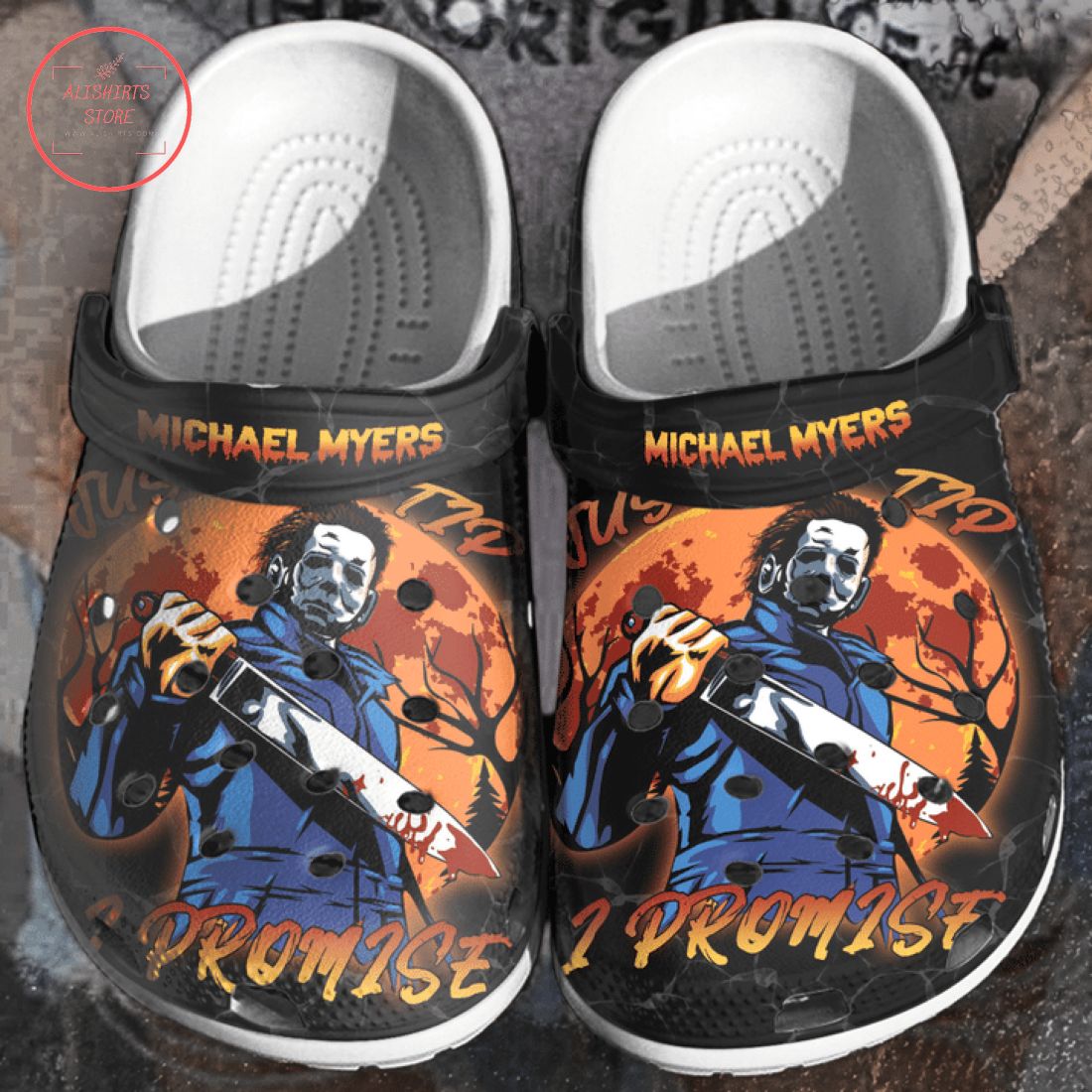 Michael Myers Horror Halloween Crocs Crocband Clog