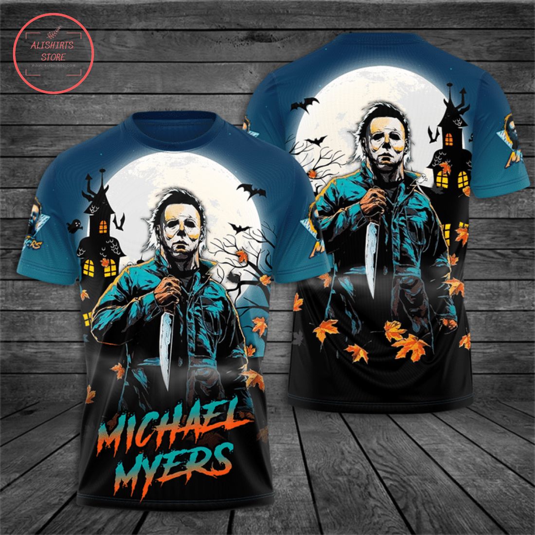 Michael Myers Horror Halloween T-Shirt 3d