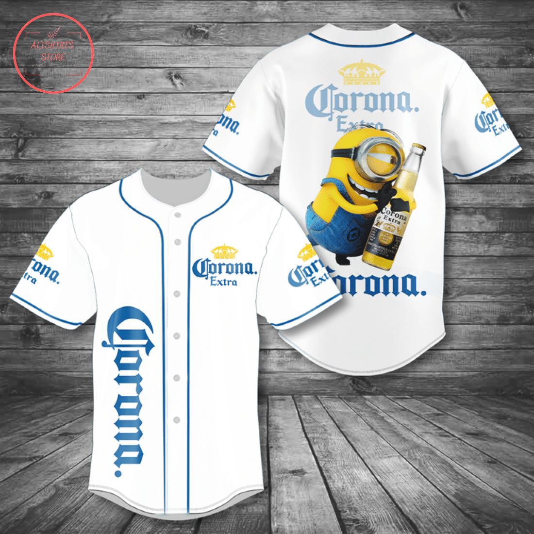 Minions Corona Extra Baseball Jersey