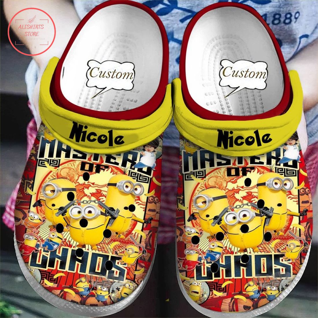 Minions Master Chaos Custom Crocs Crocband Clog