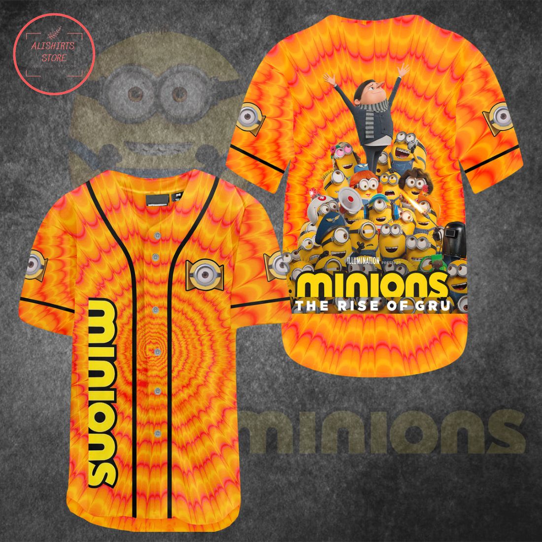 Minions The Rise Of Gru Baseball Jersey