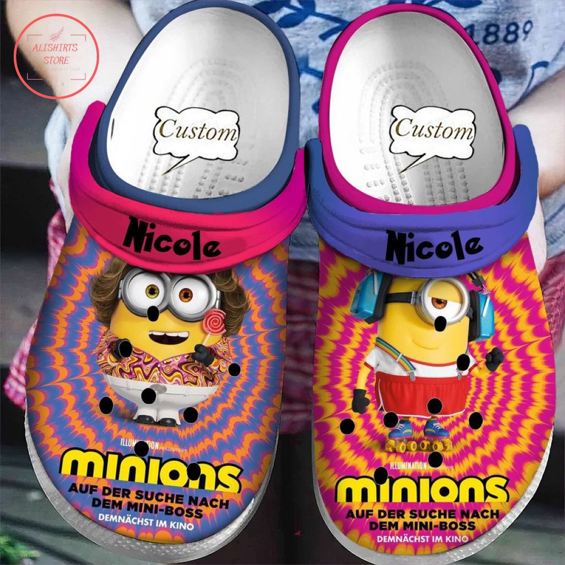 Minions The Rise of Gru Custom Crocs Crocband Clog