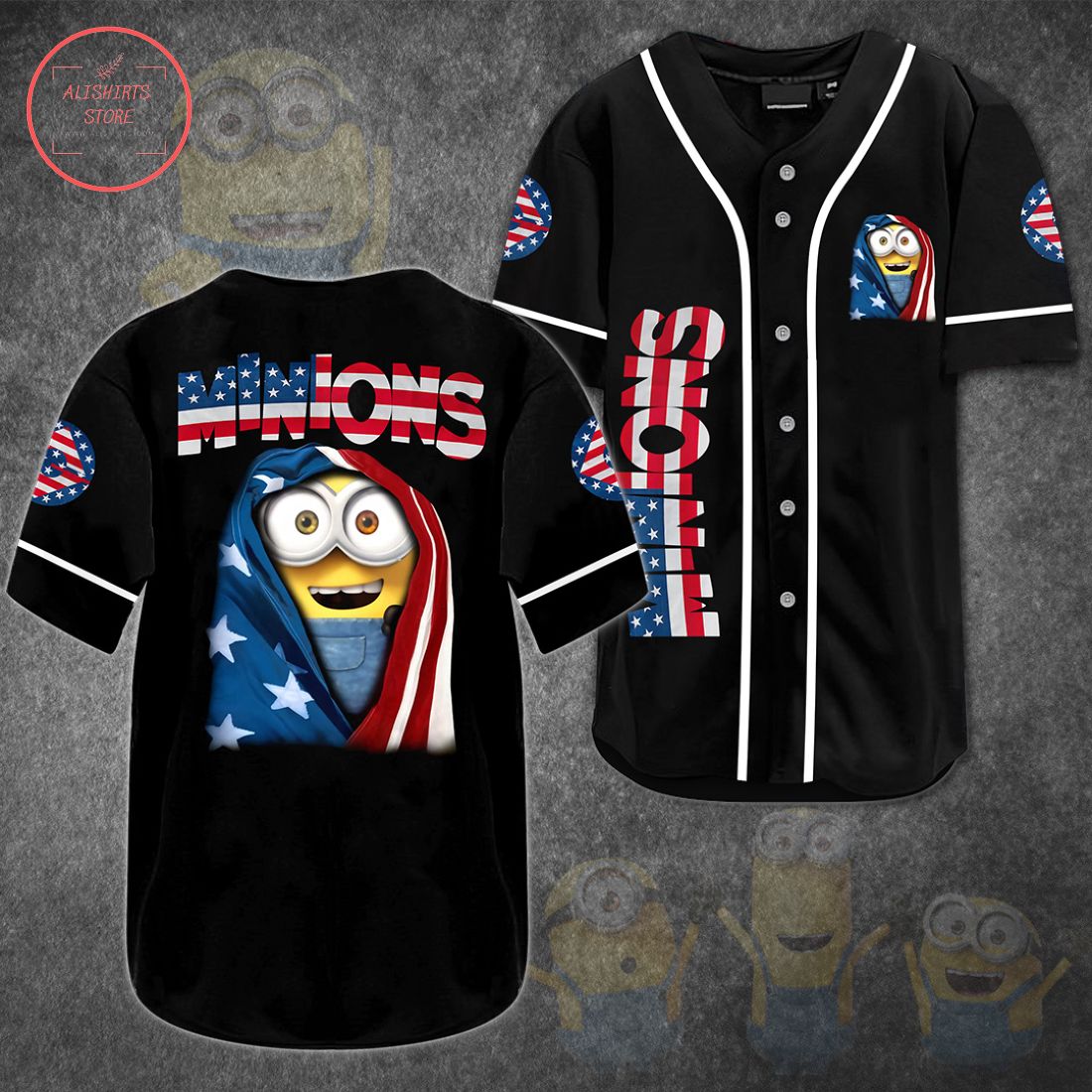 Minions US Baseball Jersey