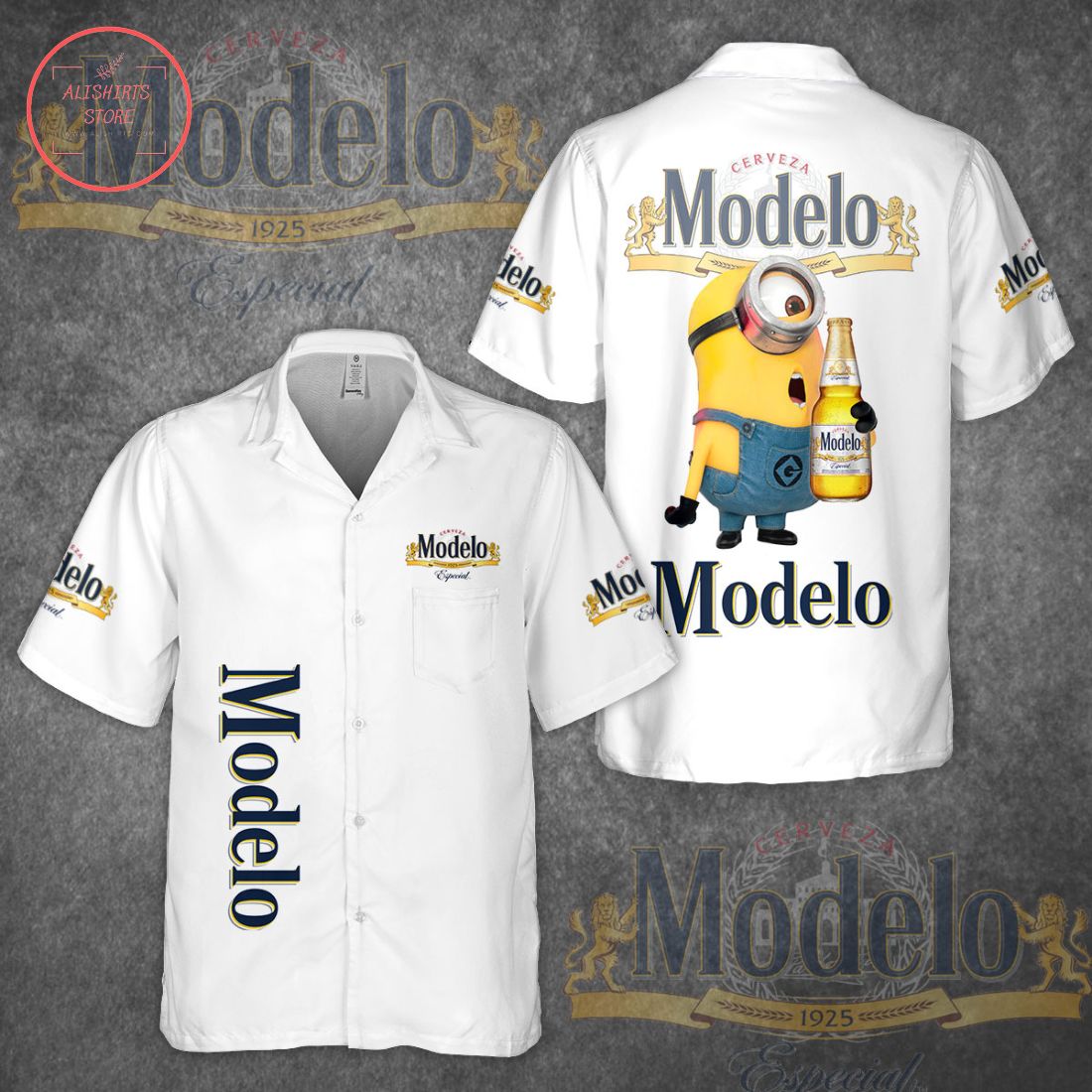 Modelo Minion Hawaiian Shirt