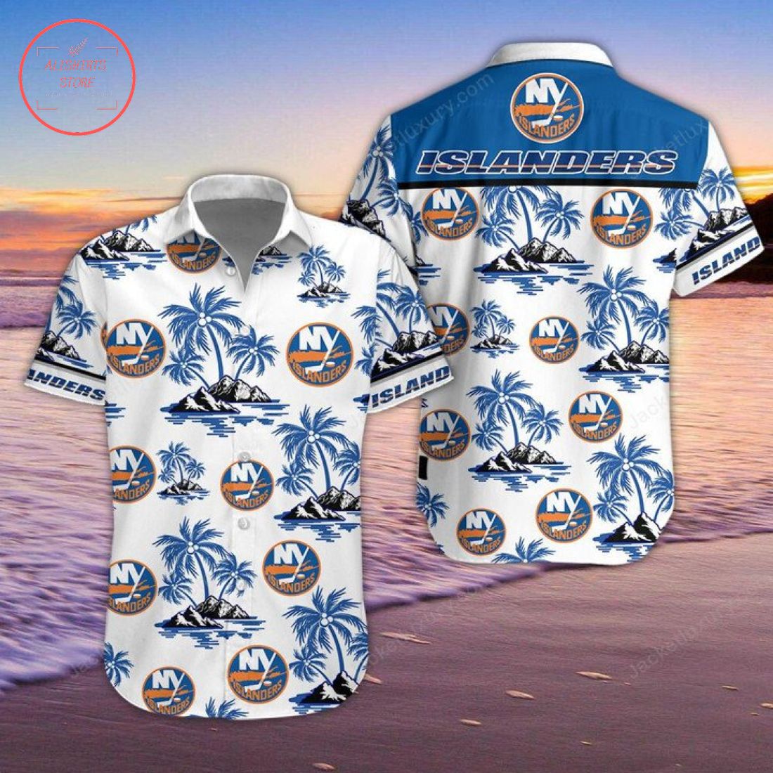 New York Islanders Hawaiian Shirt and Shorts