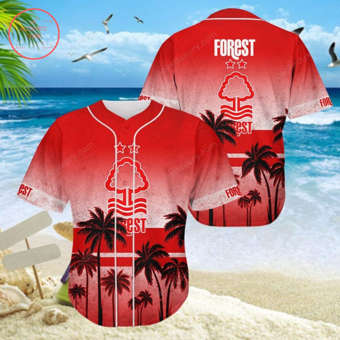 Nottingham Forest FC Baseball Jersey