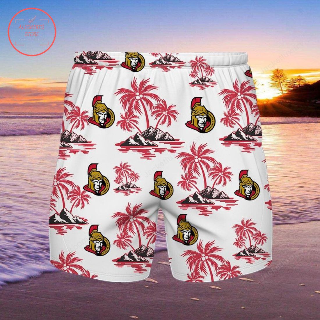 Ottawa Senators Hawaiian Shirt and Shorts