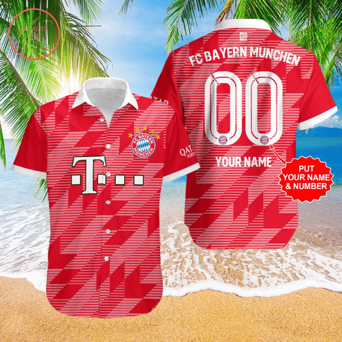 Personalized Bayern Munchen Hawaiian Shirt