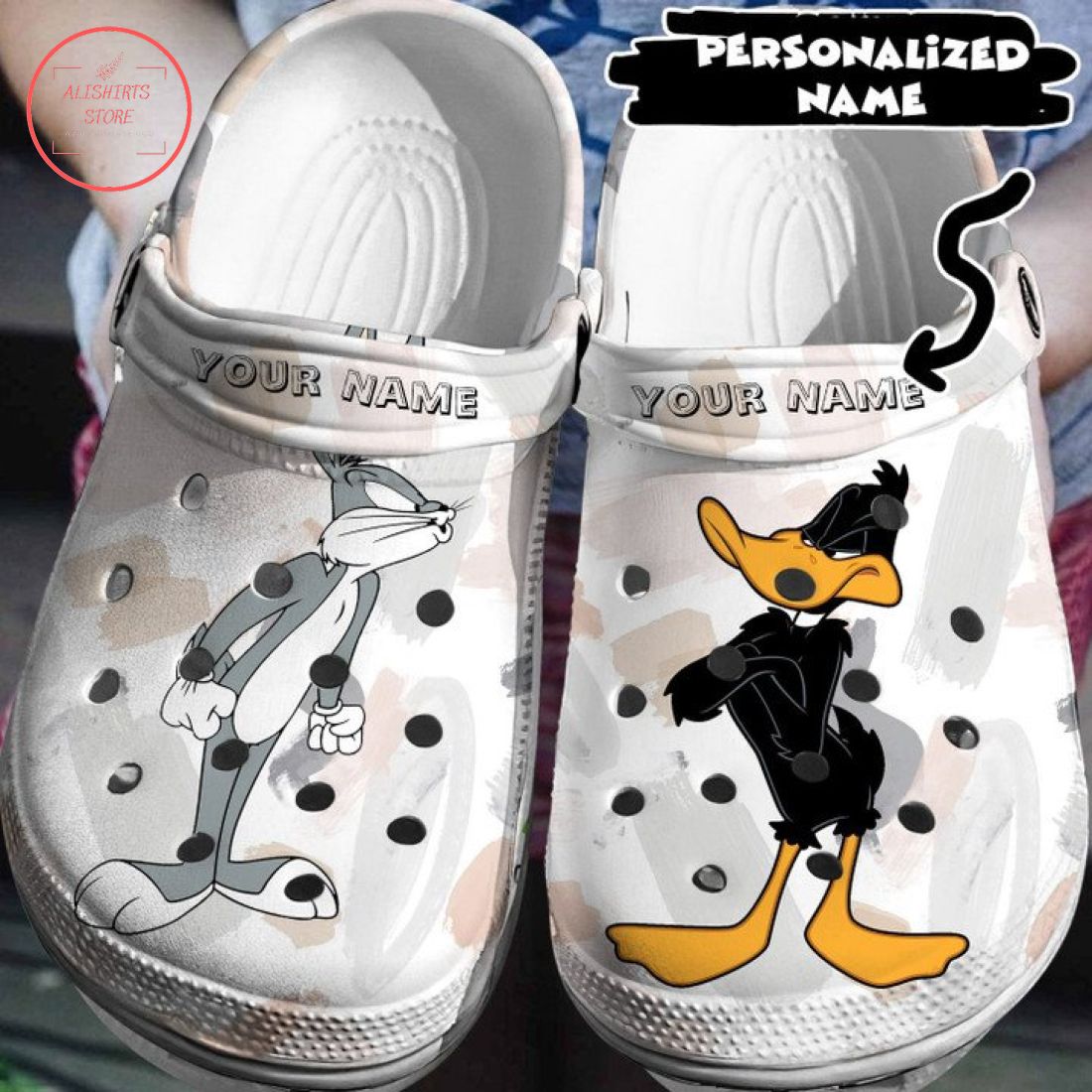 Personalized Looney Tunes Crocs Crocband Clog