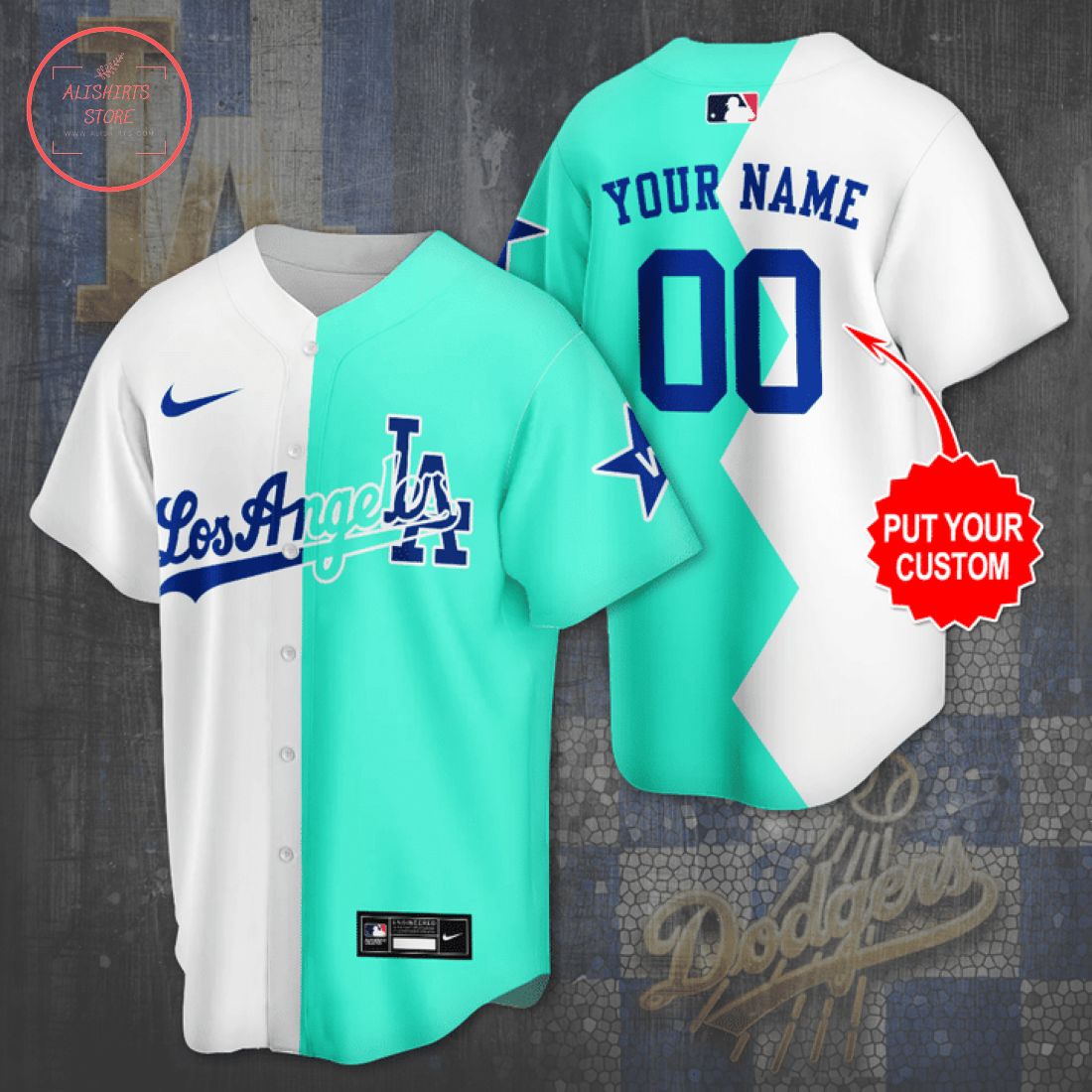 Personalized Los Angeles Dodgers Baseball Jersey