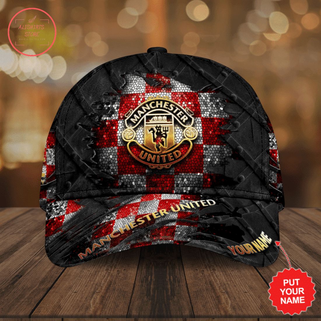 Personalized Manchester United FC Hat Cap