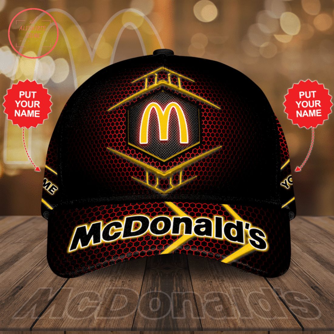 Personalized McDonald's Hat Cap