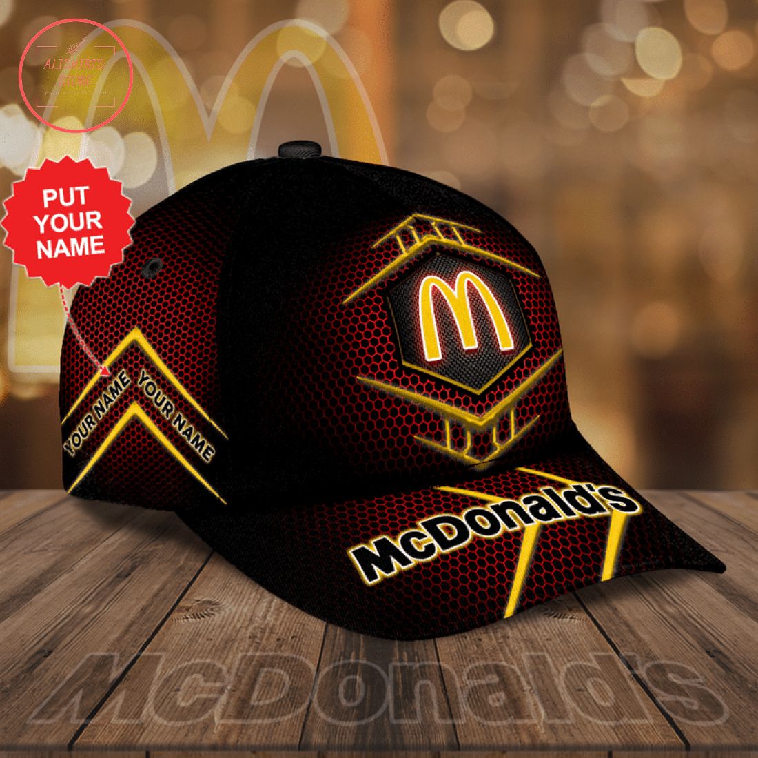 Personalized McDonald's Hat Cap