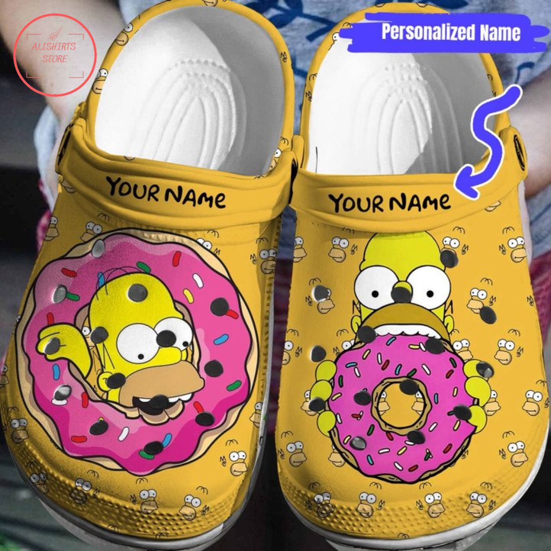 Personalized The Simpson Crocs Clog Shoes