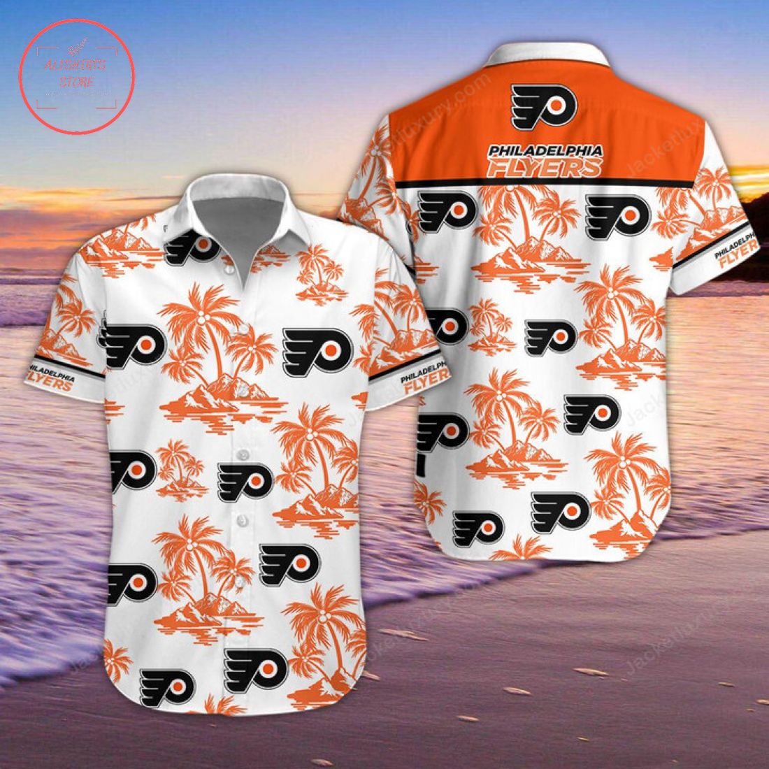 Philadelphia Flyers Hawaiian Shirt and Shorts