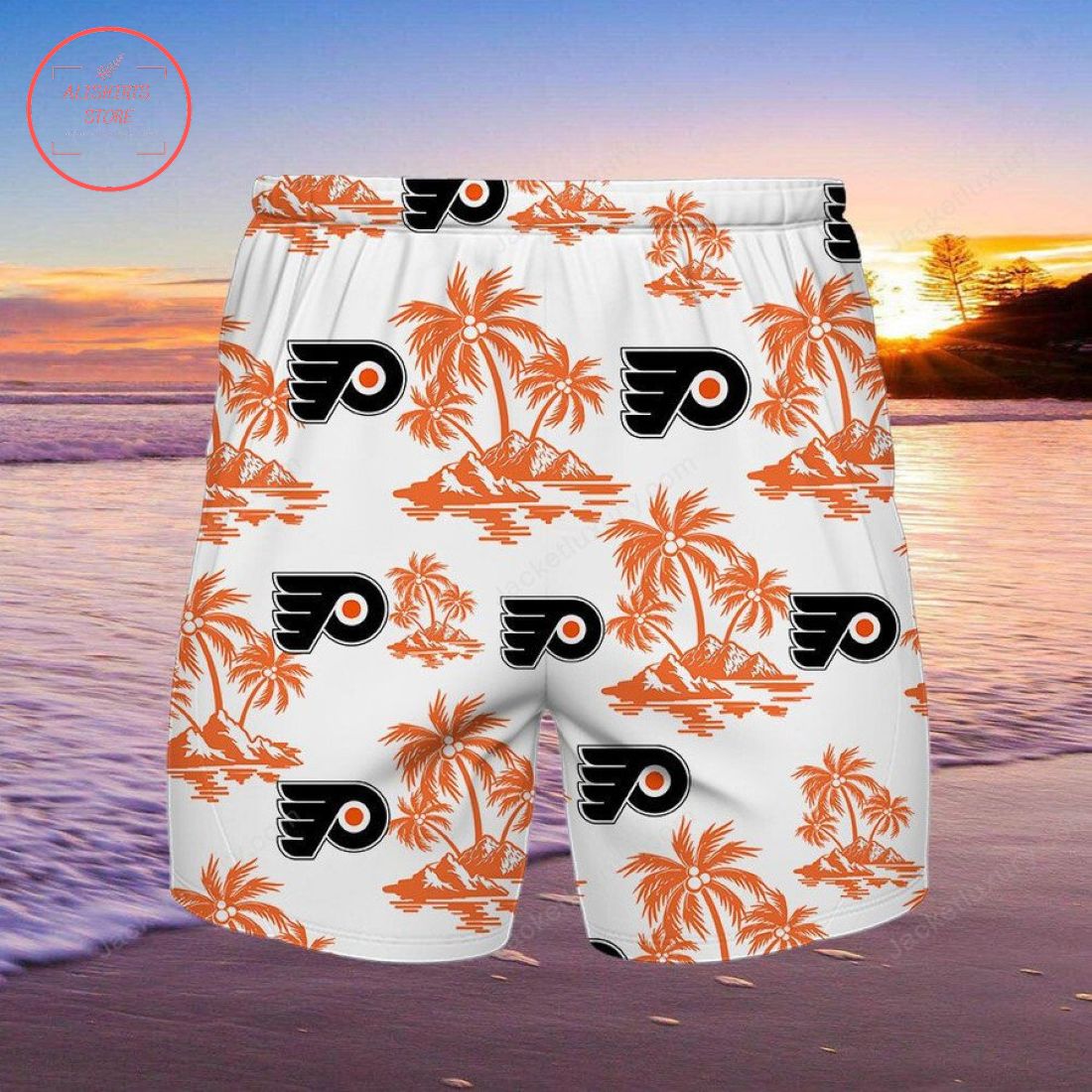 Philadelphia Flyers Hawaiian Shirt and Shorts