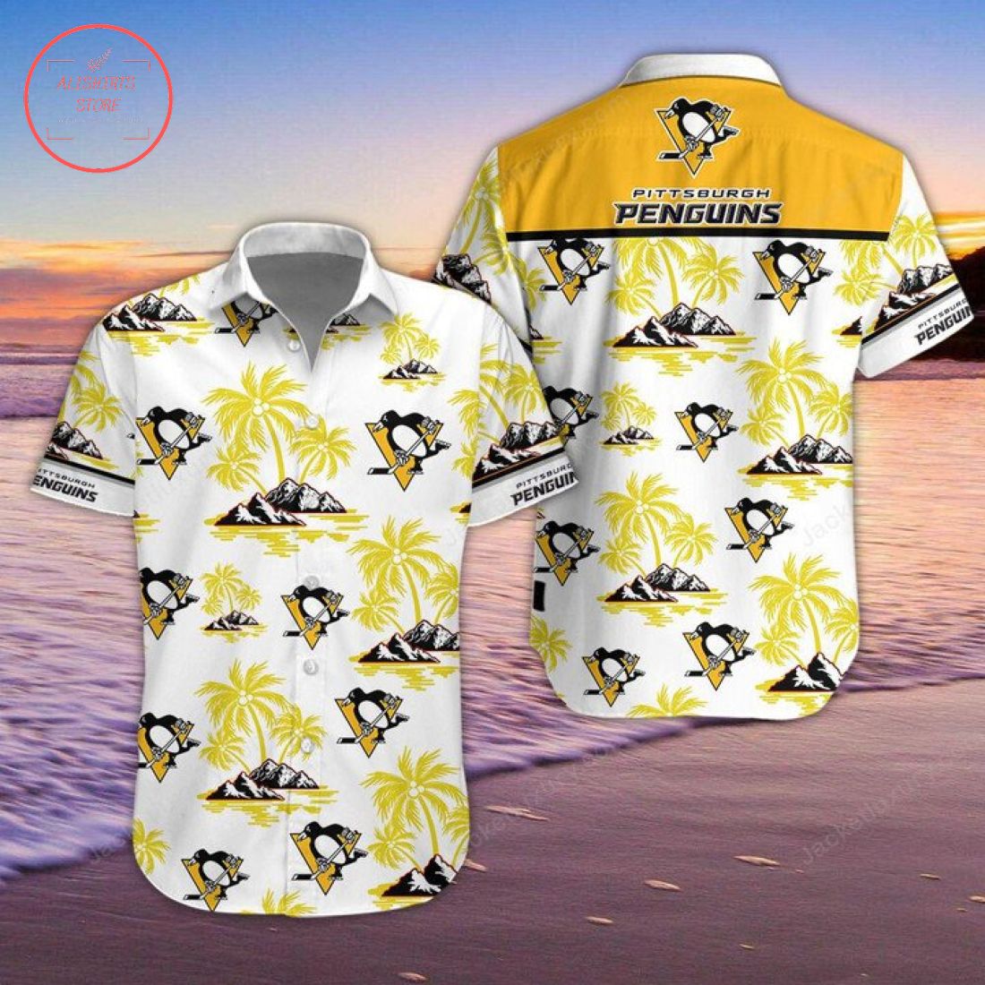 Pittsburgh Penguins Hawaiian Shirt and Shorts