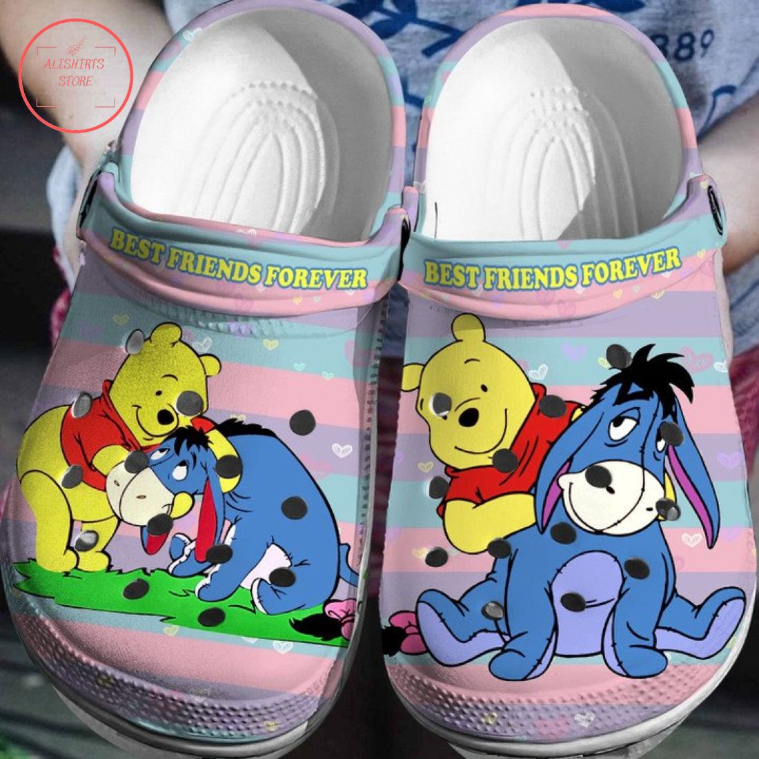 Pooh and Eeyore Crocs Crocband Clog