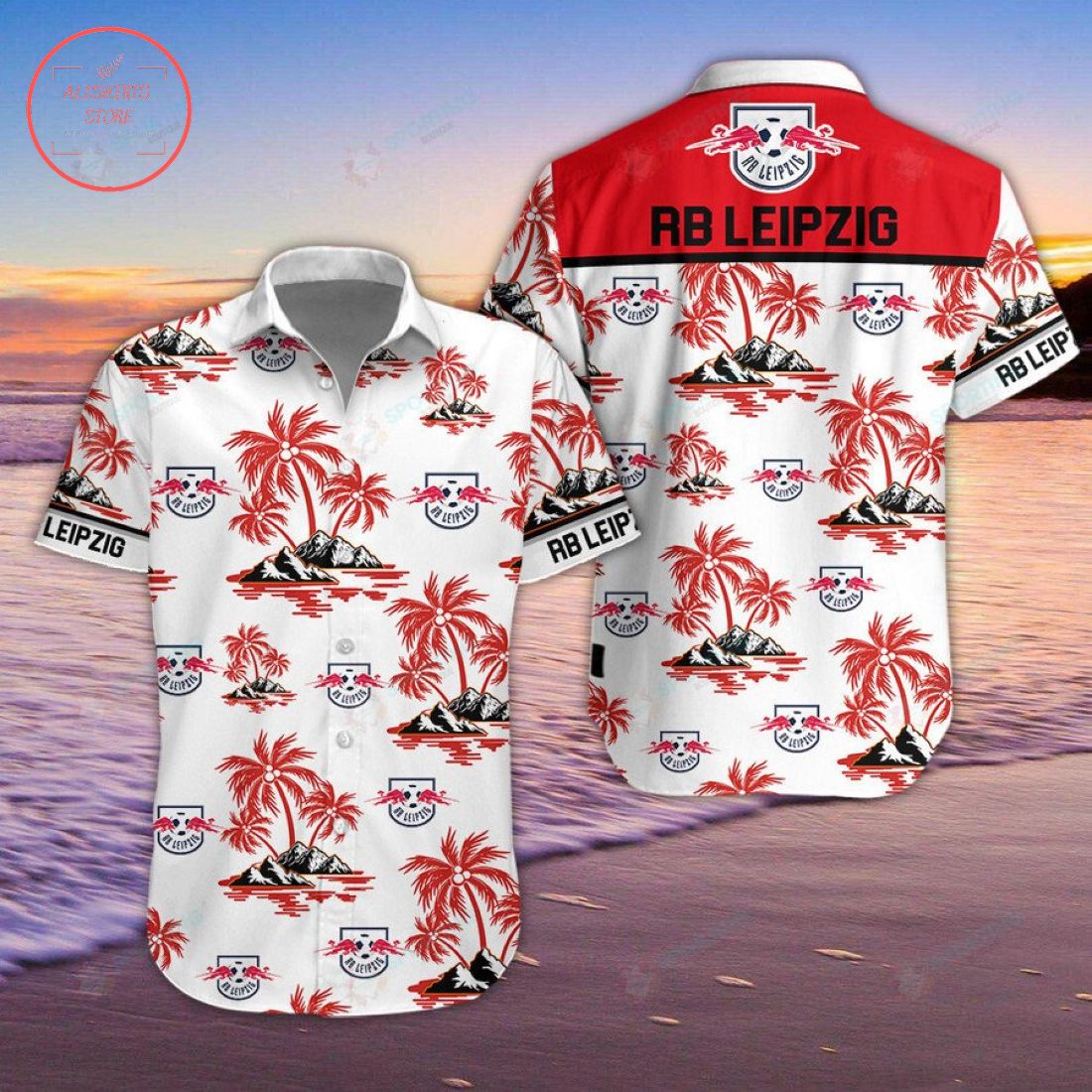 RB Leipzig Hawaiian Shirt and Shorts
