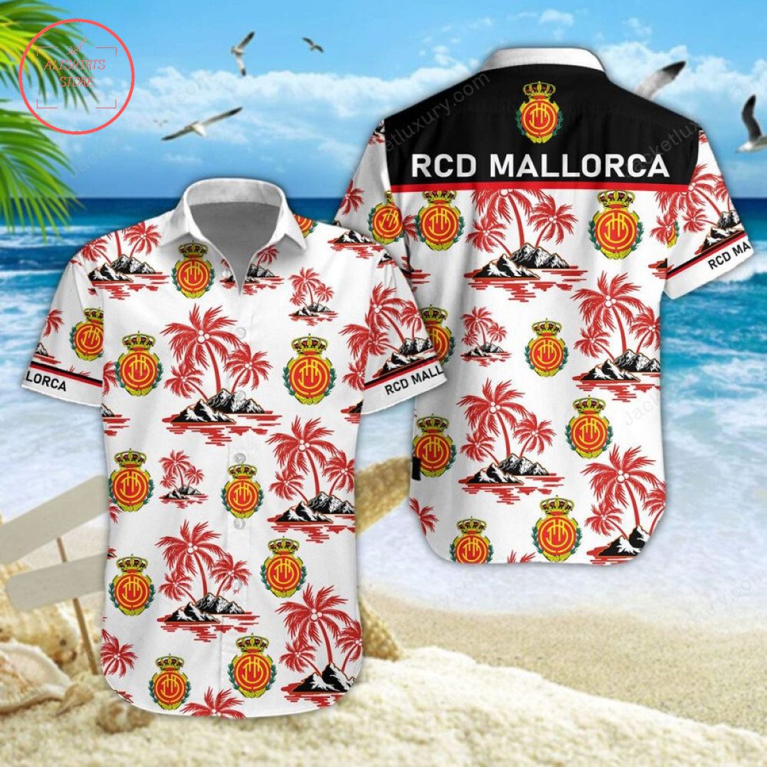 RCD Mallorca Hawaiian Shirt and Shorts