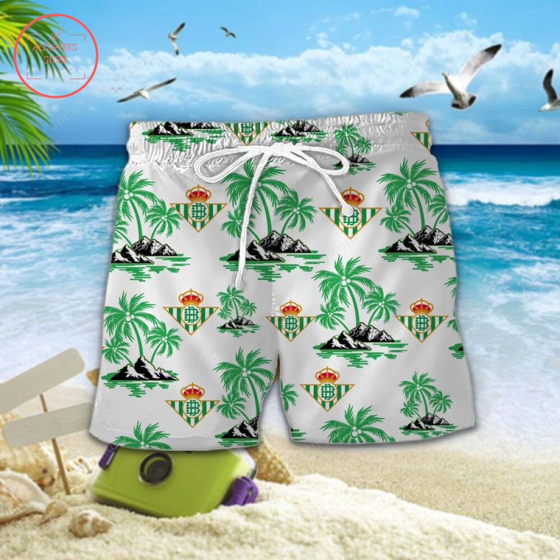 Real Betis Hawaiian Shirt and Shorts