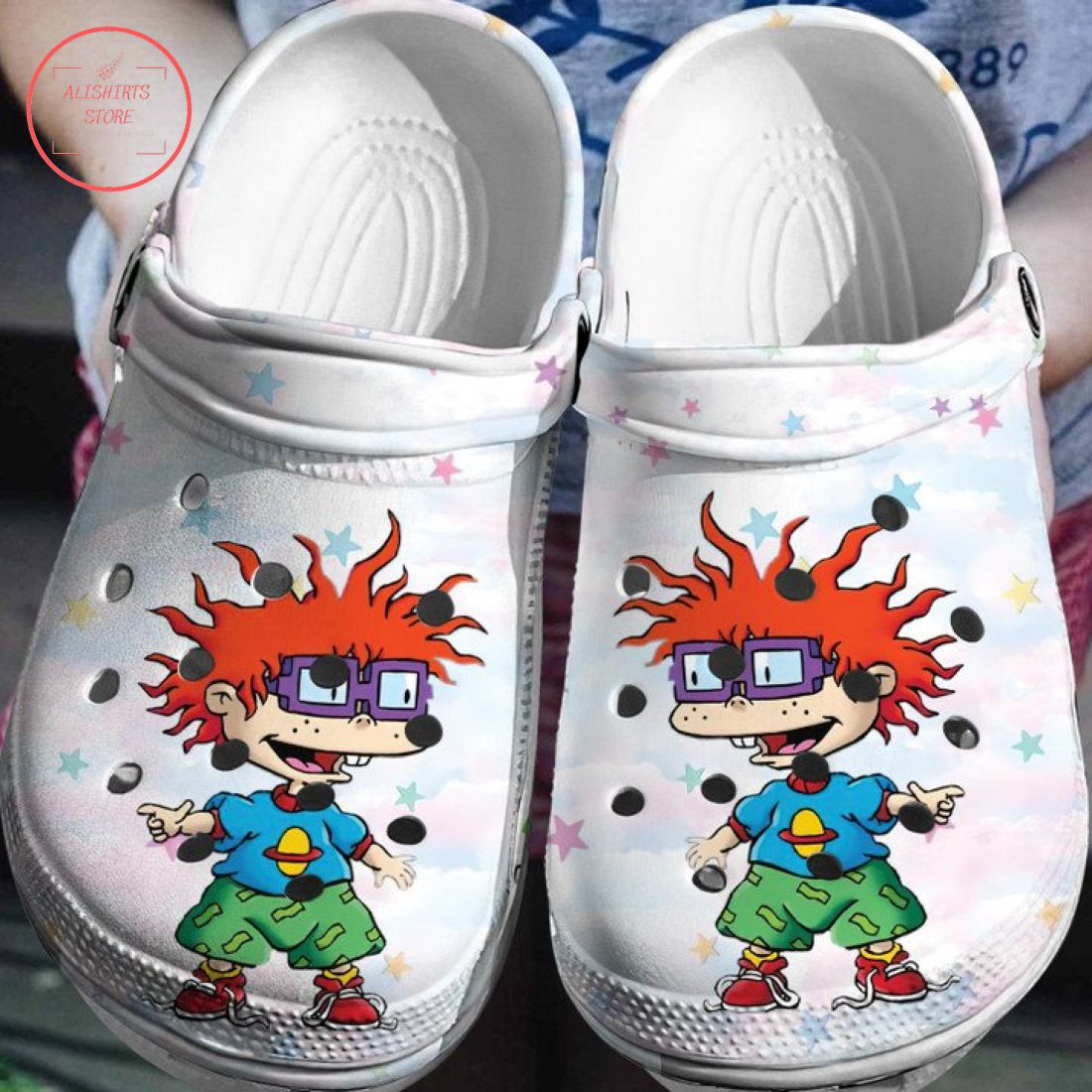 Rugrats Chuckie Finster Crocs Crocband Clog