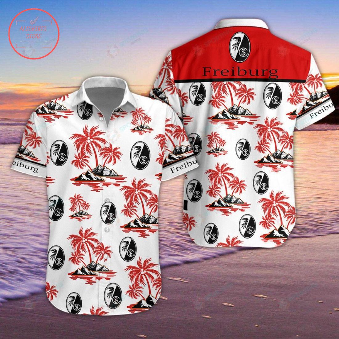 SC Freiburg Hawaiian Shirt and Shorts