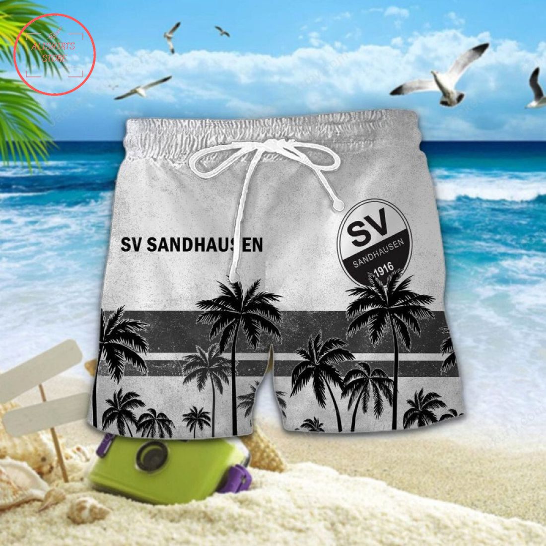 SV Sandhausen Hawaiian Shirt and Shorts