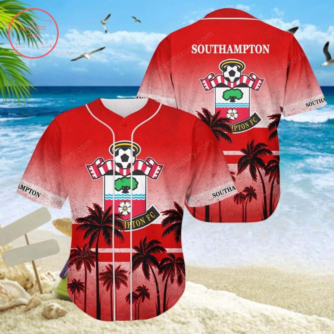 Southampton FC Baseball Jersey