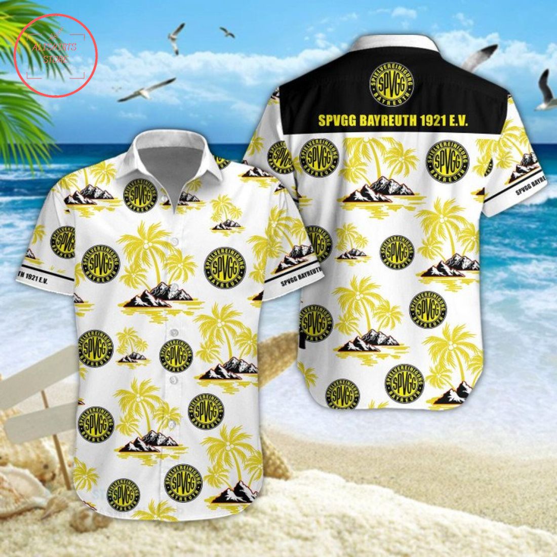 SpVgg Bayreuth Hawaiian Shirt and Beach Shorts