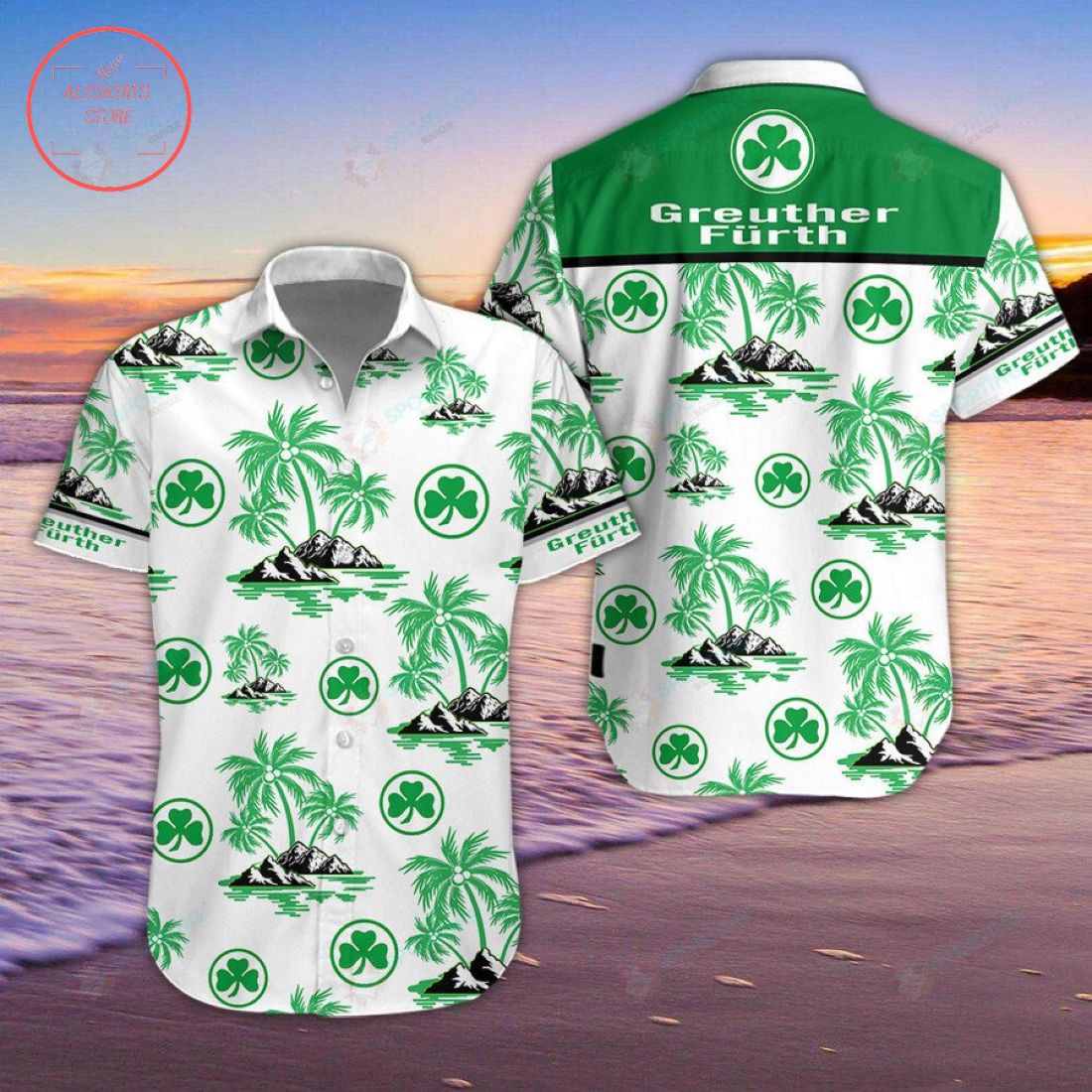 SpVgg Greuther Furth Hawaiian Shirt and Shorts