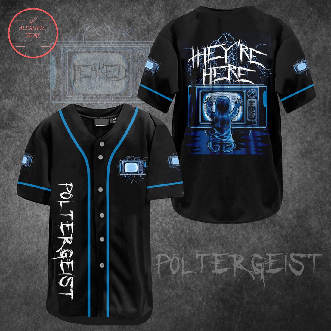 Poltergeist Horror Baseball Jersey