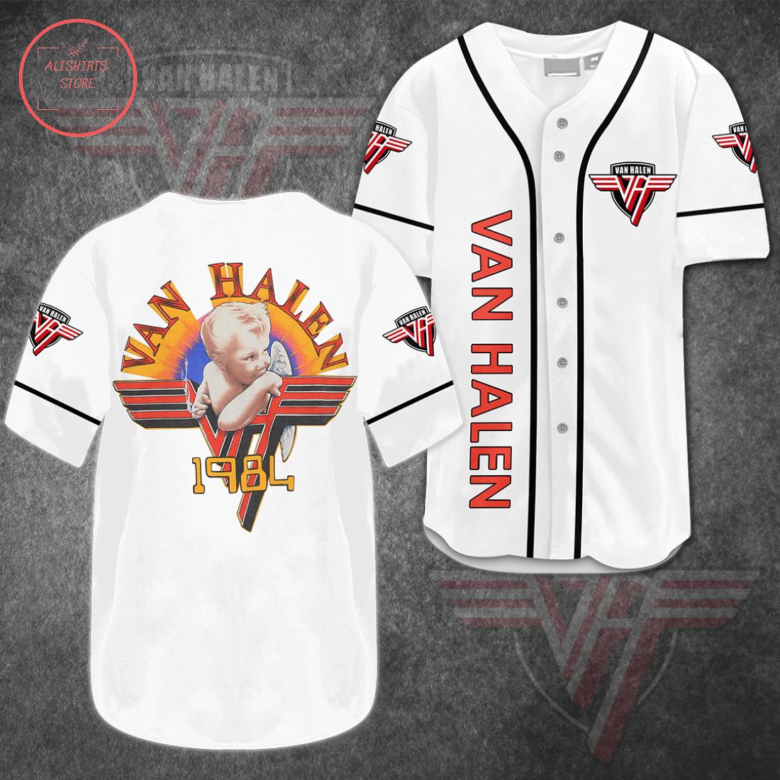 Van Halen Classic 1984 Baseball Jersey