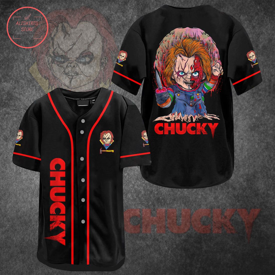 Chucky Halloween Baseball Jersey