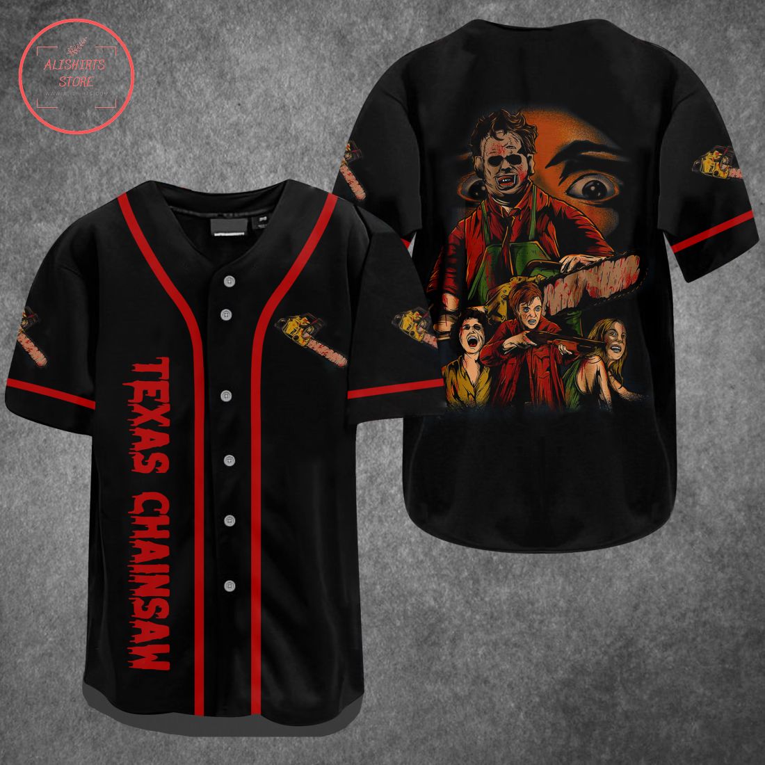 Leatherface Texas Chainsaw Baseball Jersey