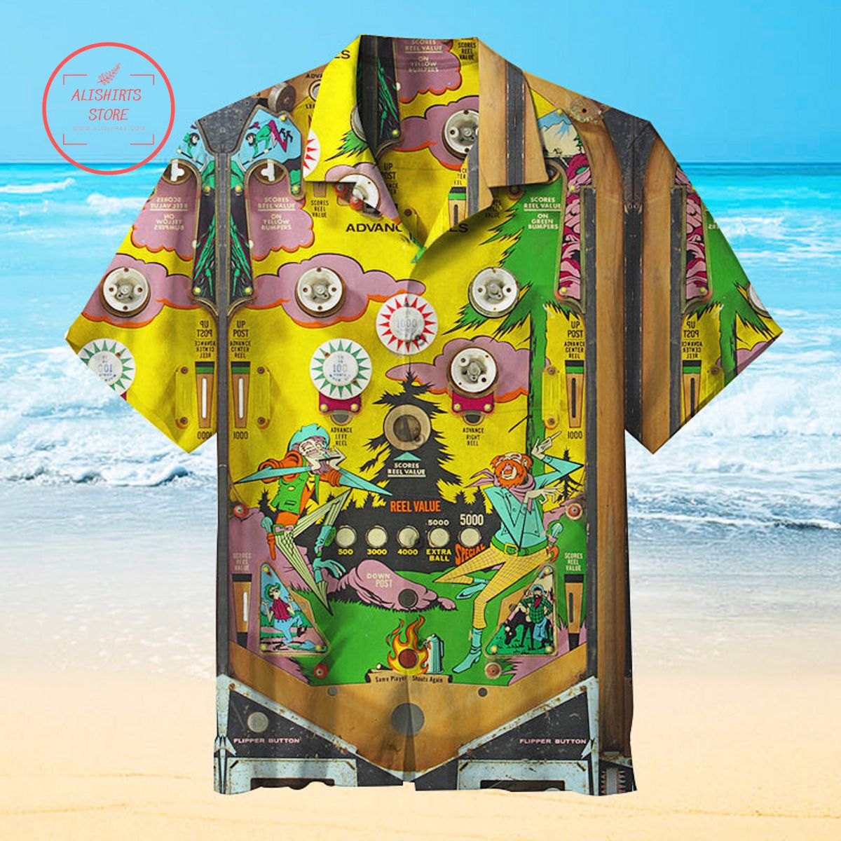 70s Pinball Universal Hawaiian Shirt
