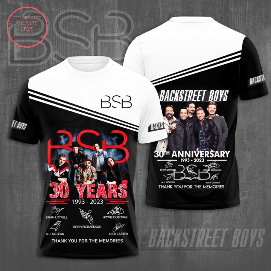 Backstreet Boys 30 Years 1993 2023 All Over Printed Shirt