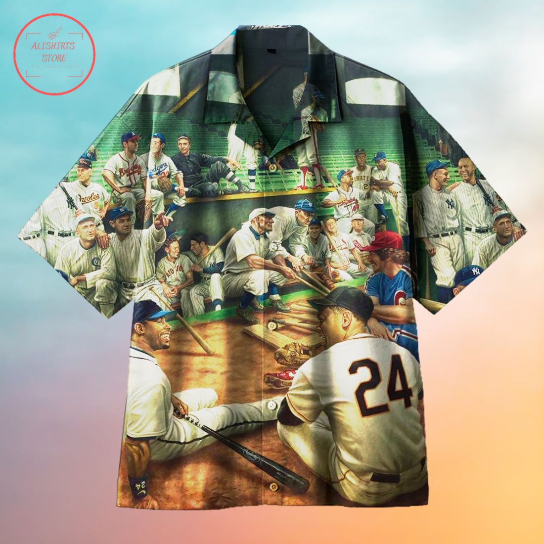 Baseball Era Hawaiian Shirt