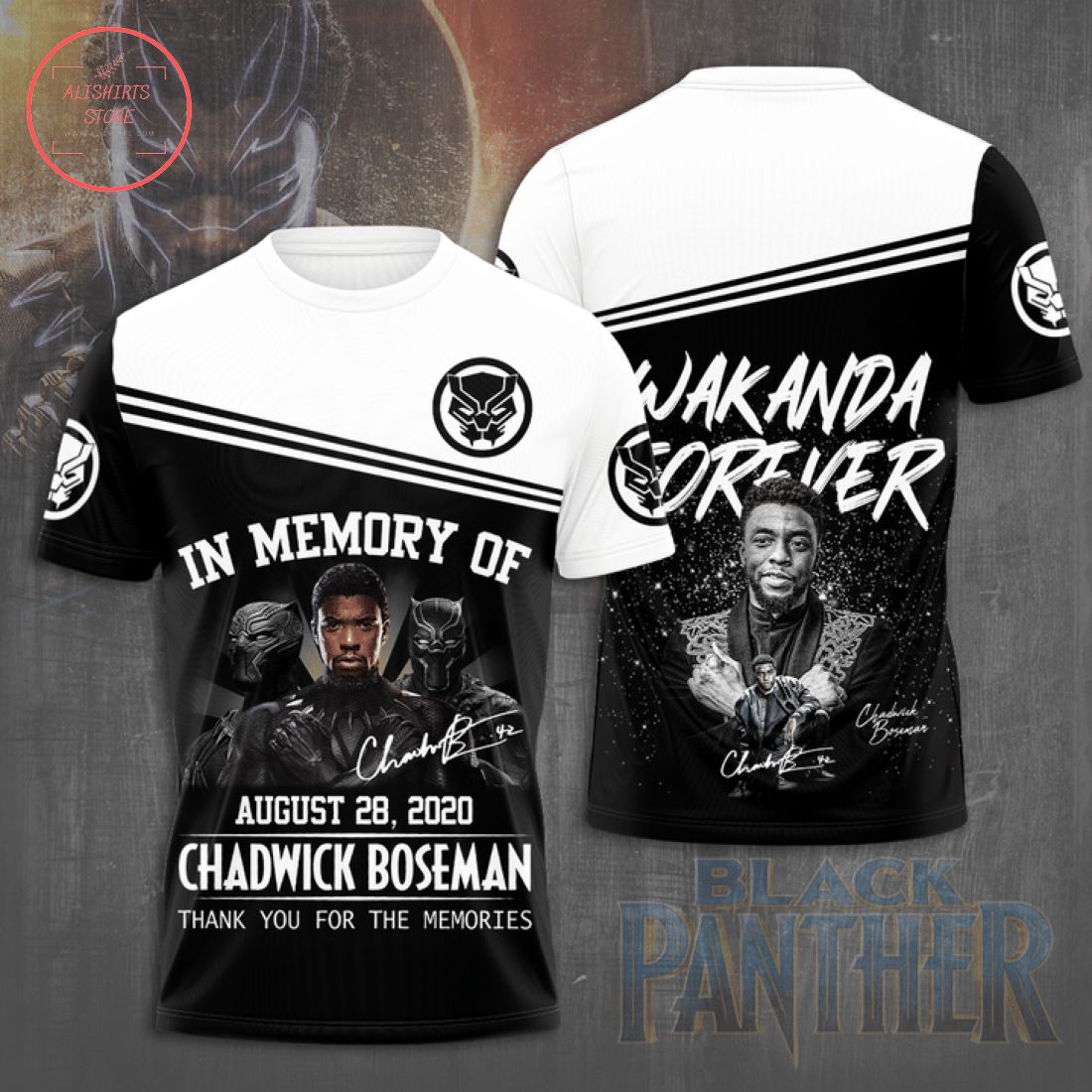 Black Panther Chadwick Boseman All Over Printed Shirt