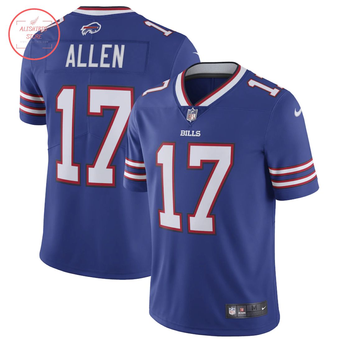 Buffalo Bills Josh Allen Game Royal Blue Football Jersey