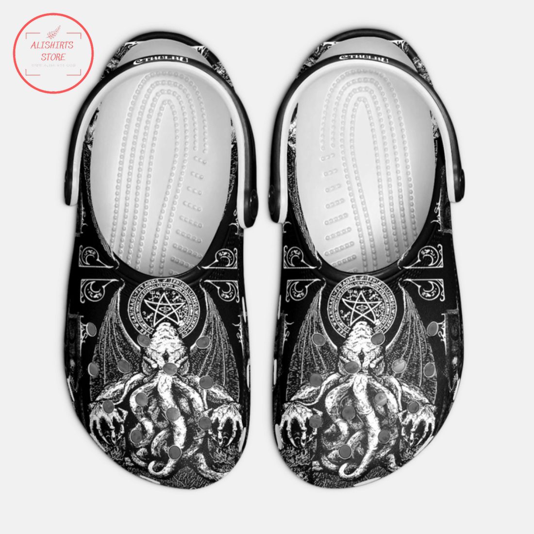 Cthulhu Halloween Crocs Crocband Clog