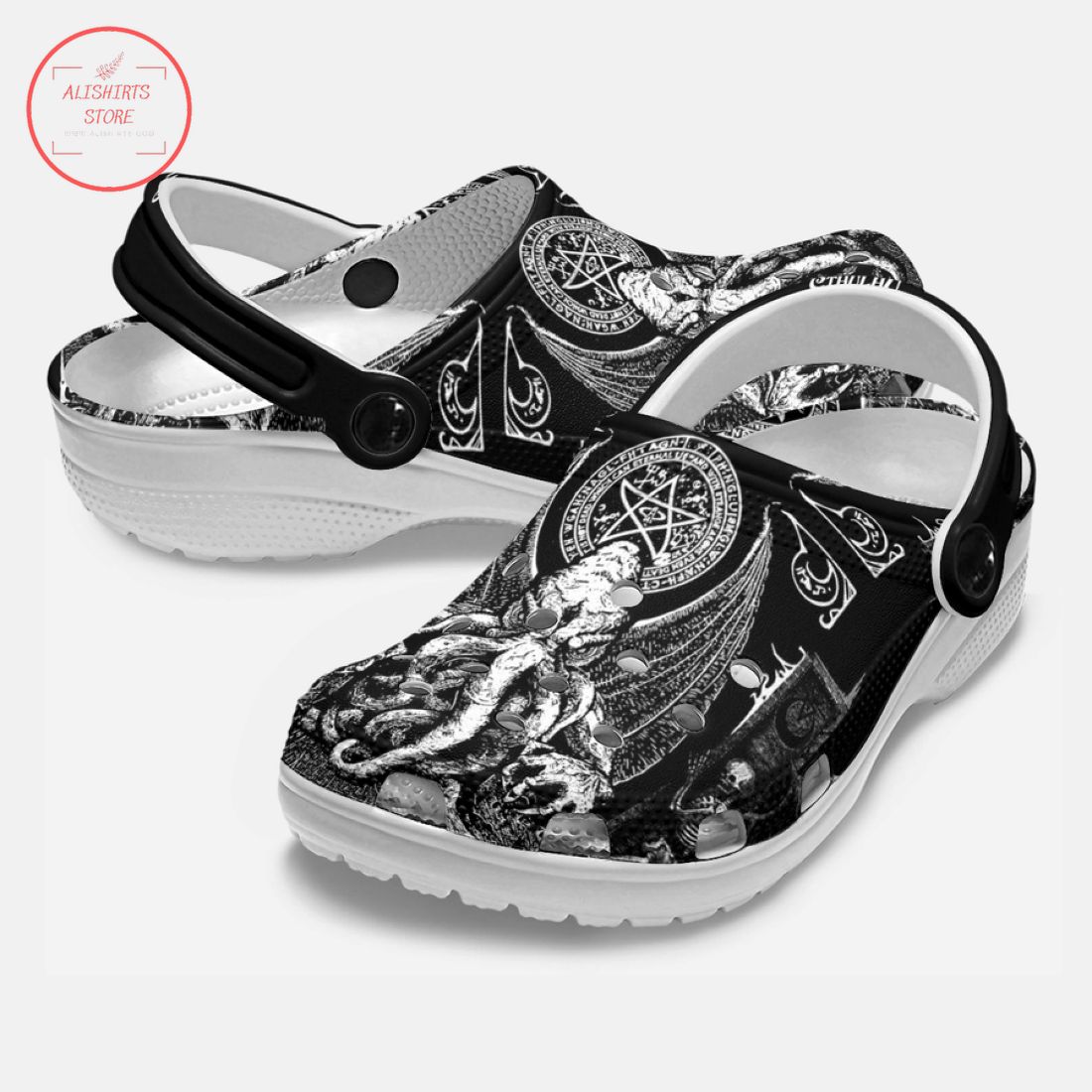 Cthulhu Halloween Crocs Crocband Clog